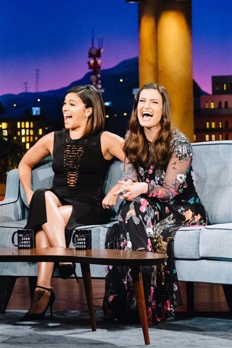 idina menzel tells gina rodriguez how she lost her