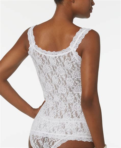 hanky panky bride signature lace camisole 1390br in white lyst