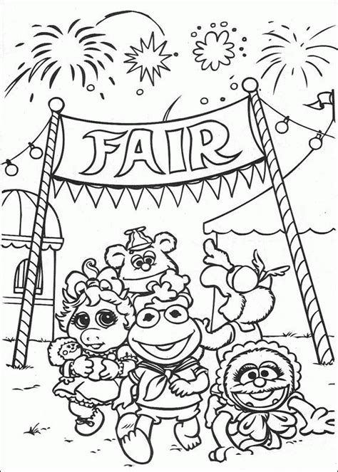 coloring page muppets baby coloring pages