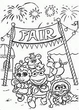 Coloring Pages Baby Muppets Muppet Babies Book Disney sketch template