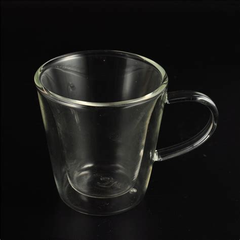 hot selling double wall glass double wall glass coffee mugs double