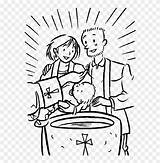 Baptism Coloring Catholic Pages Alluring 1000 Clipart sketch template