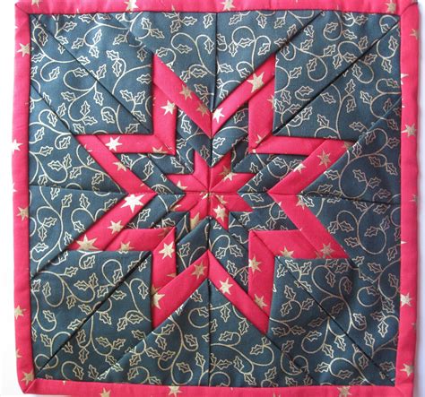 vickis fabric creations folded star mat tutorial uploaded