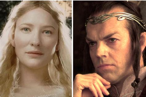 cate blanchett  hugo weaving wont play galadriel  elrond  amazons lord   rings
