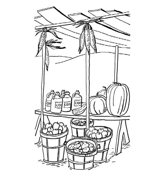 printable autumn  fall coloring pages