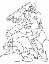 Knight Coloring Pages Kids Getcolorings sketch template