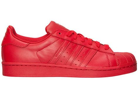adidas superstar color pack red