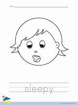 Worksheet Sleepy Scared Worksheets Sleepyhead Thelearningsite sketch template