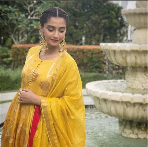 Sonam Kapoor Looks Gorgeous In This Yellow Anarkali Glamansion