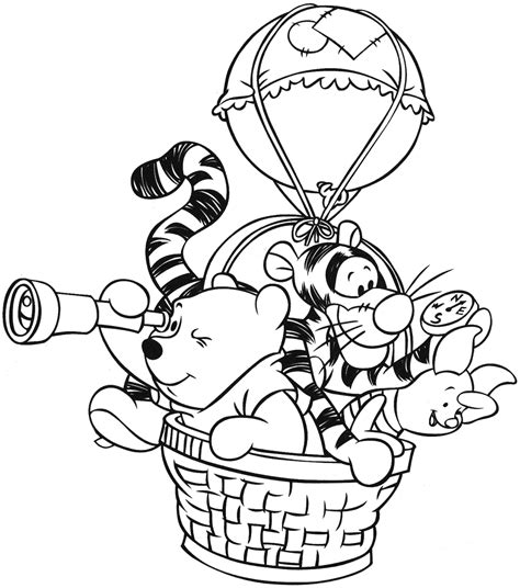 winnie  pooh coloring page  coloring pages printables  kids