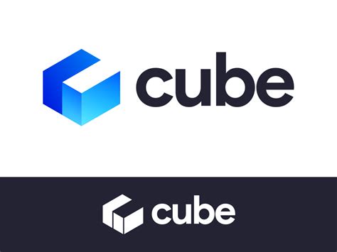 cube apps final logo design  website builder  mihai dolganiuc  dribbble
