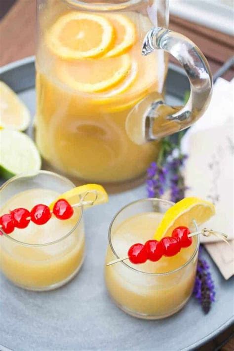 Whiskey Sour Party Punch Best Cocktails To Make In Bulk Popsugar