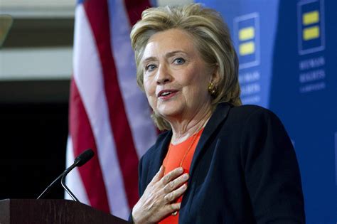 Hillary Clinton Promotes Gay Rights As Main Pillar Of 2016 Bid Wsj