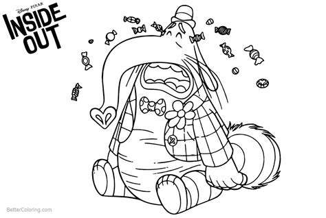 coloring pages bing bong crying  printable coloring pages