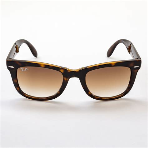 Ray Ban Tortoise Shell Sunglasses With Brown Lenses Rb4105 710 51