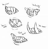 Mouth Boca Busket Colmillos Them Sketches Demon Horns Sketching Demons Bocetos Dnd Canines Pointy Books Mammals Formulas Dentition sketch template