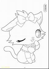 Coloring Pages Cat Kawaii Printable Getcolorings Print sketch template