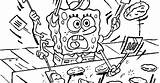 Coloring Krabby Spongebob Patties Pages sketch template