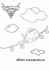 Coloring Airplane Cars Printable Car Avion Siddeley Disney Transporter Flying Movie Kids Pages Template sketch template