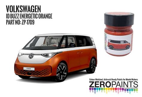 volkswagen id buzz energetic orange paint ml zp   paints