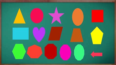 learn shapes basic shapes  kindergarten youtube