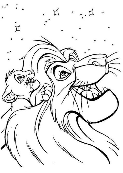 easy  print lion king coloring pages lion king drawings
