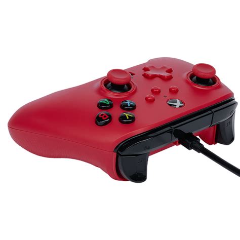 Powera Enhanced Wired Controller For Xbox Series X S Artisan Red