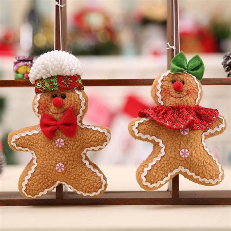 Buy 2018 New Christmas Tree Hanging Gingerbread Man