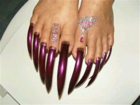 No Just No Stop This Is Stupid Toe Nails Long Toenails Crazy