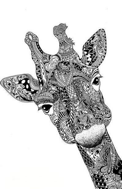 giraffe mandala coloring sheet giraffe illustration zentangle