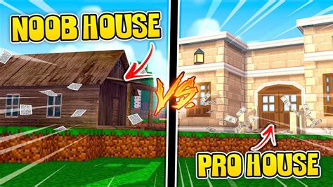 minecraft pro house  noob house youtube