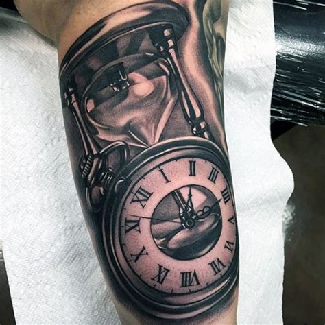 60 hourglass tattoo designs for men passage of time