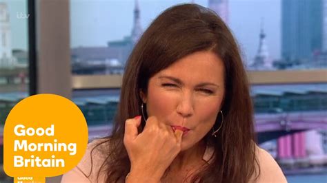 susanna reid licks angel delight off her finger good