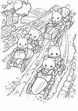 Sylvanian Coloring Families Calico Pages Critters Colouring Family Kids Fun Kleurplaten Book Printable Drawings Sylvania Adult Print Sheets Color Sheet sketch template