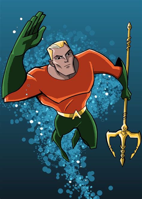 Aquaman Dcau Style By Lucianovecchio On Deviantart Comic Books Art