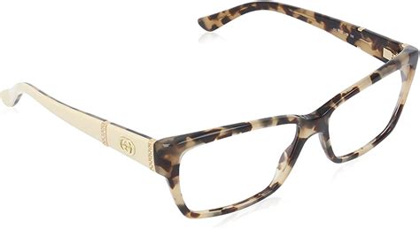 gucci women s 3559 honey tortoise ivory frame plastic eyeglasses