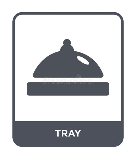 tray icon  trendy design style tray icon isolated  white background tray vector icon