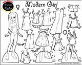 Marisole Coloring Monday Paper Printable Dolls Pages Modern Girl Amp Doll Color sketch template