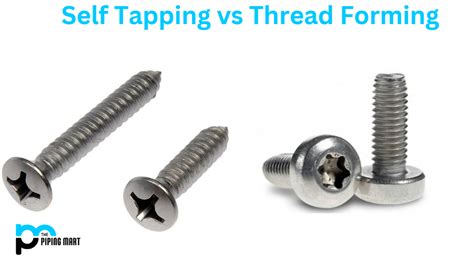 tapping  thread forming screws whats  difference