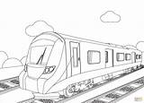 Trains Supercoloring sketch template