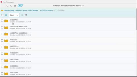 sap fiori app with alfresco via connexas youtube