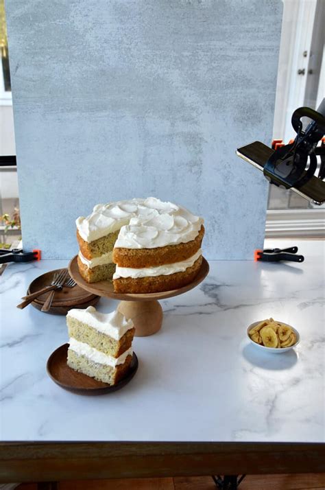 The Best Banana Cake With Cream Cheese Frosting Just A Taste