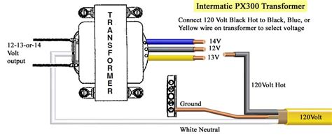 transformer wiring diagram schematic