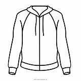 Jacket Drawing Coloring Winter Clothing Color Pages Coat Icon Template Sketch sketch template