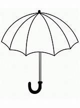 Paraplu Kleurplaat Regenschirm Malvorlage Ausmalbild Stimmen Stemmen sketch template