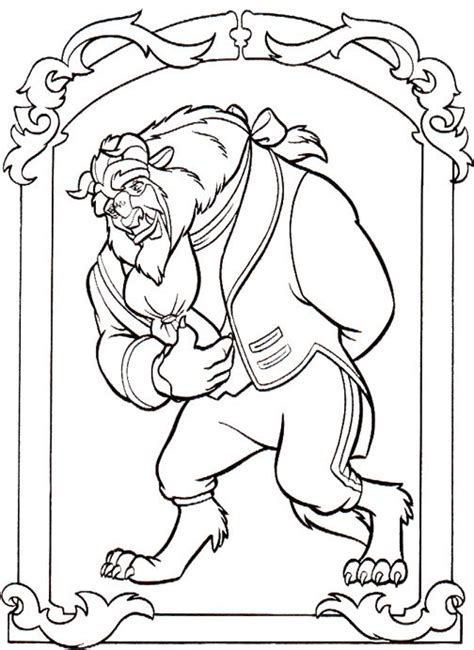 pictures   beast coloring pages beauty   beast coloring