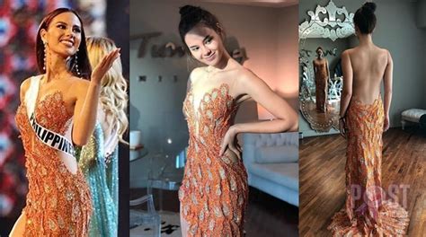 Look Check Out The Details Of Catriona Gray’s Preliminary Round Gown