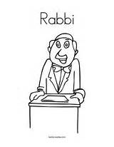 Coloring Rabbi Pages Religious Drawing Dreidel Twistynoodle Print Noodle Getdrawings Temple sketch template