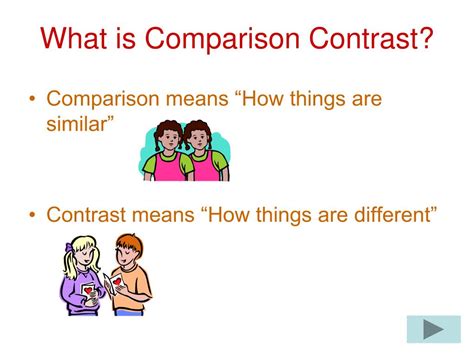 comparison contrast   effect essays powerpoint