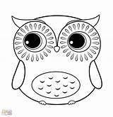 Owl Coloring Pages Cute Printable Owls Book Easy K5 Sheets Animal Drawings Worksheets Printables Coloringhome Baby Cartoon Books Bird Popular sketch template
